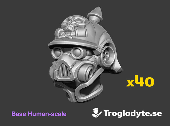 Krezrit TrenchTroopers: Human Head Swaps 3d printed