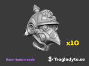 Krezrit Beaked Trenchers: Human Head Swaps 3d printed