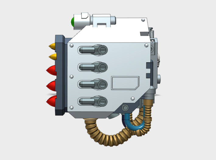 Left - Redemptus Dread: Missile Launcher 3d printed