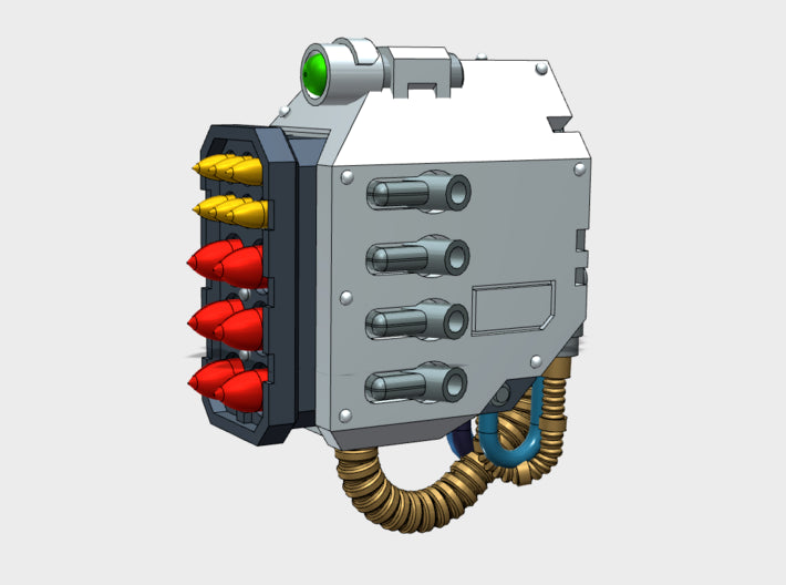 Left - Redemptus Dread: Missile Launcher 3d printed