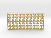 60x Iron Legion : Shoulder Insignia pack 3d printed