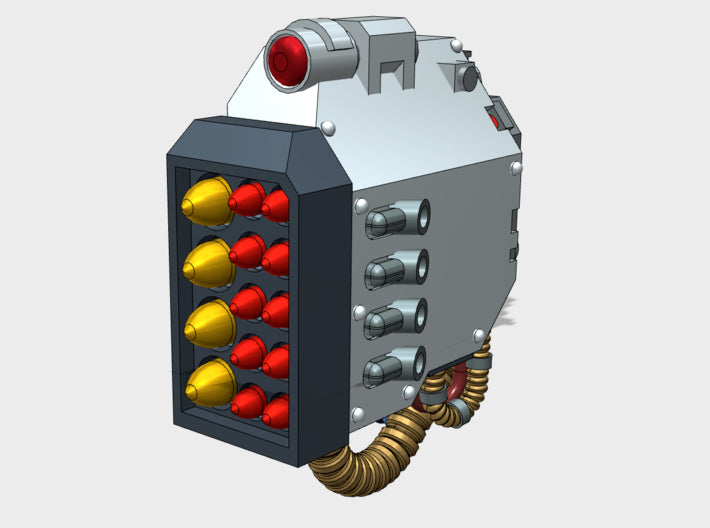 Base - Mortis Dread: Missile Launcher (Left) 3d printed