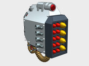 Base - Mortis Dread: Missile Launcher (Right) 3d printed