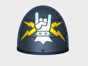 10x Holy Divers - G:1a Shoulder Pads 3d printed