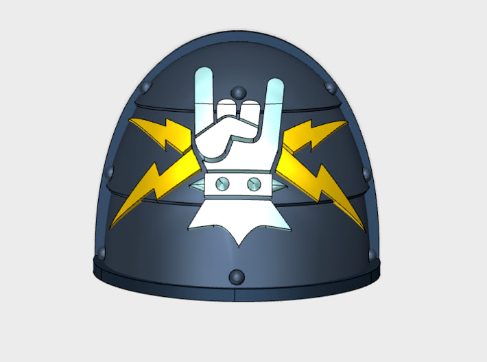 10x Holy Divers - G:1a Shoulder Pads 3d printed