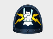 10x Holy Divers - G:2a Shoulder Pads 3d printed