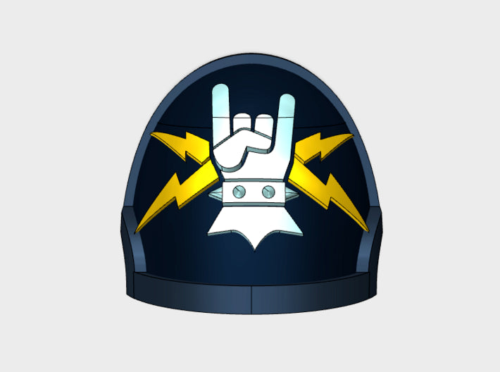 10x Holy Divers - G:10a Left Shoulders 3d printed