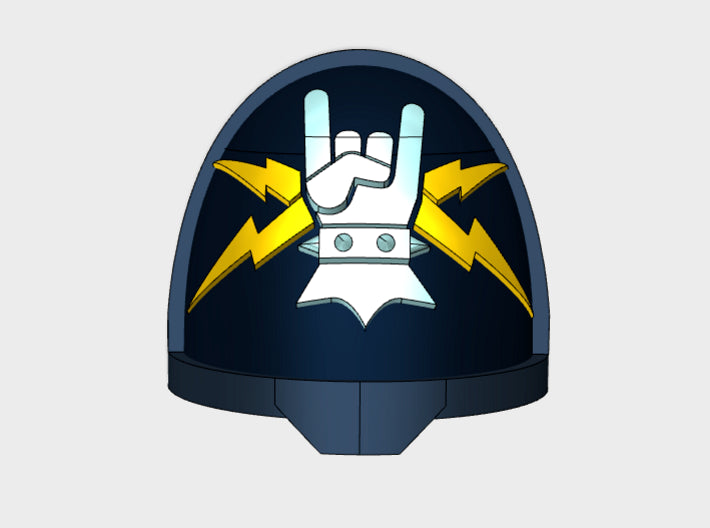 10x Holy Divers - G:11a Shoulder Pads 3d printed