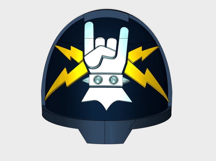 10x Holy Divers - G:13a Shoulder Pads 3d printed