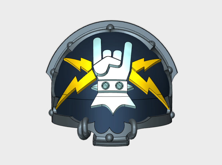 10x Holy Divers - T:4a Chaos Terminator Pads 3d printed