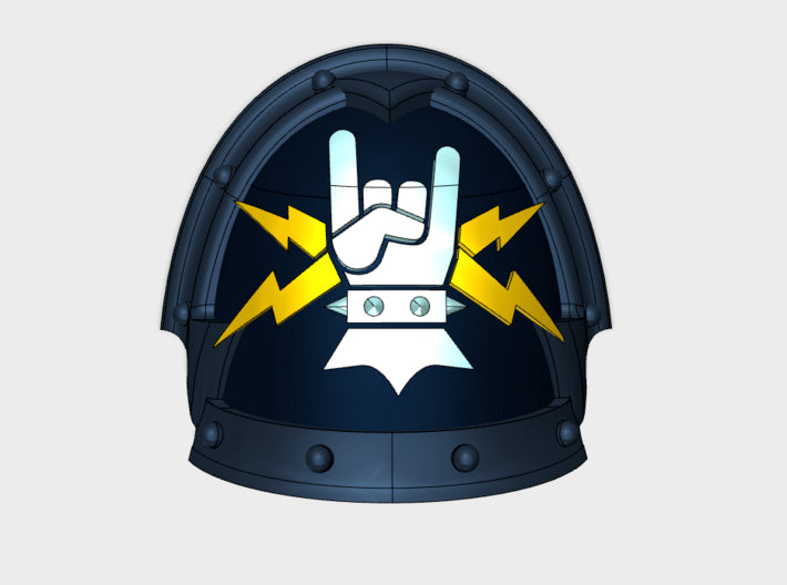 10x Holy Divers - Abhorrent Shoulder Pads 3d printed