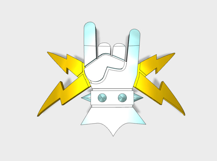 60x Holy Divers - Shoulder Insignia pack 3d printed