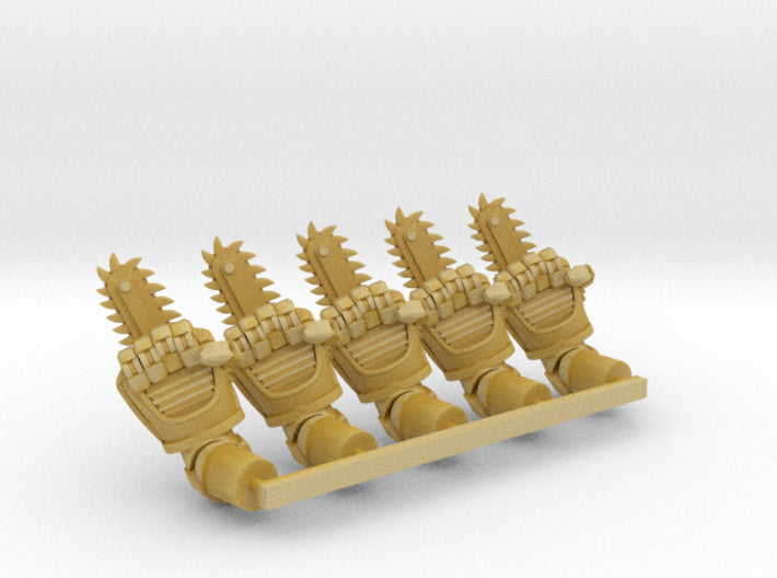 5x ST:1 Right-handed Chain Fists 3d printed