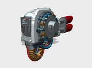 Left - Atlas Redemptor: Twin Heavy Lasers 3d printed