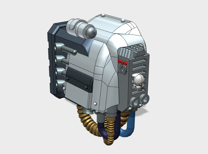 Left - Atlas Redemptor: V1 Missile Launcher 3d printed