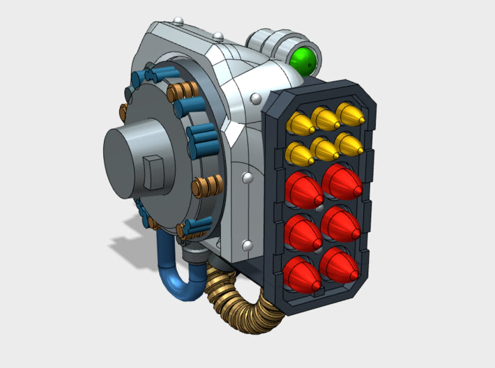 Left - Atlas Redemptor: V1 Missile Launcher 3d printed