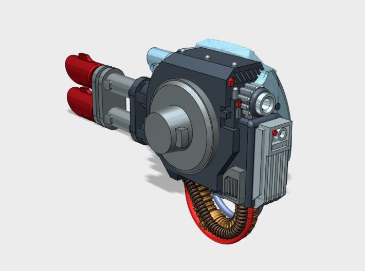 Xenos Hunter Redemptus: Twin Heavy Lasers (R) 3d printed