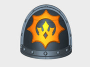 10x Sun Kings - G:2a Shoulder Pads 3d printed