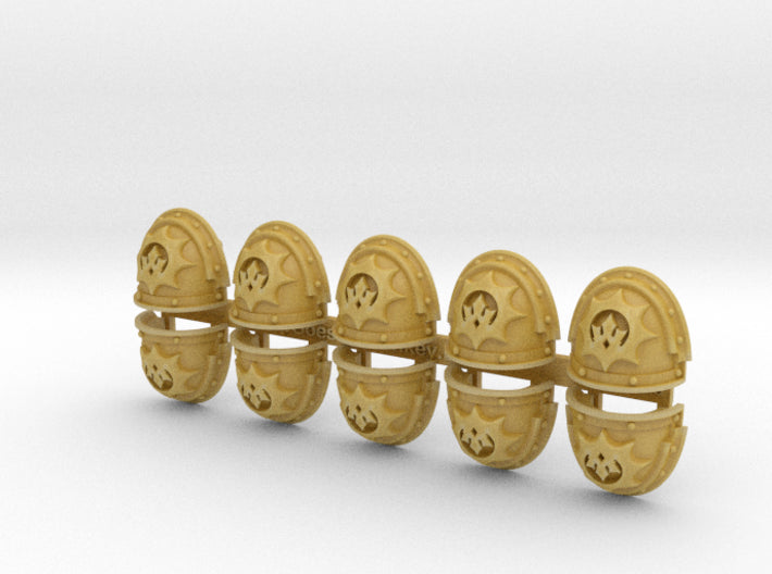 10x Sun Kings - G:3a Shoulder Pads 3d printed