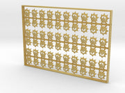 60x Sun Kings - Shoulder Insignia pack 3d printed