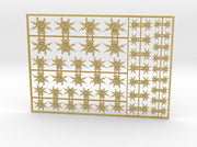 Holy Divers - Flat Vehicle Insignia pack 3d printed