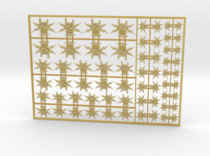 Holy Divers - Flat Vehicle Insignia pack 3d printed