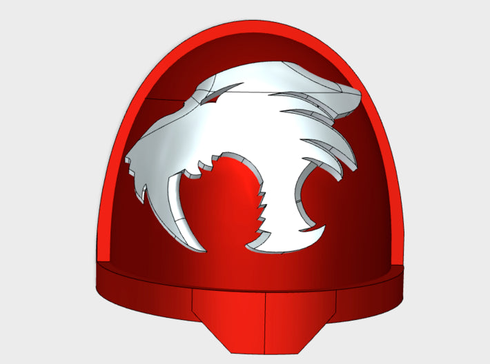 10x Carnodons - G:11a Shoulder Pads 3d printed