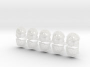 5x Side Skull - T:4-Rage Terminator Pads 3d printed