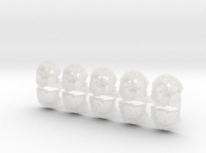 5x Side Skull - T:4-Rage Terminator Pads 3d printed