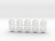 10x Side Skull - T:4a Chaos Terminator Pads 3d printed