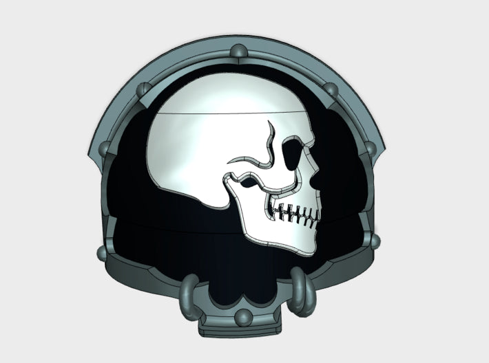 10x Side Skull - T:4a Chaos Right Termin. Pad 3d printed