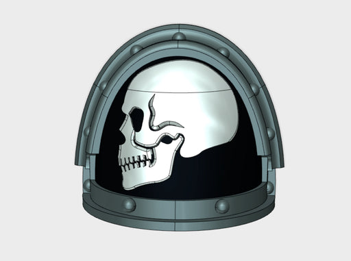 10x Side Skull - G:3a Shoulder Pads 3d printed
