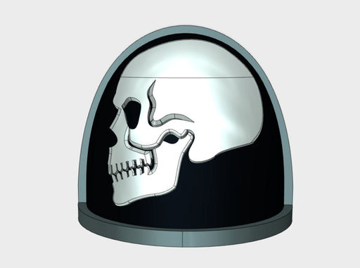 10x Side Skull - G:4a Shoulder Pads 3d printed