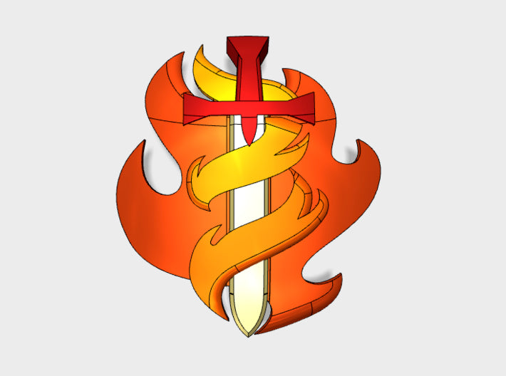 60x Ember Keepers - Shoulder Insignia pack 3d printed