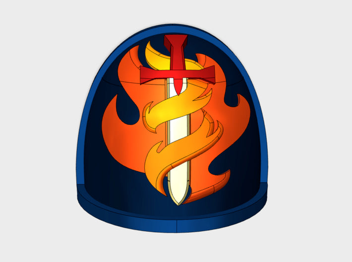 10x Ember Keepers - G:4a Shoulder Pads 3d printed