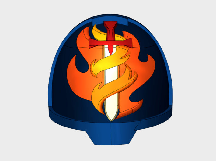 10x Ember Keepers - G:13a Shoulder Pads 3d printed