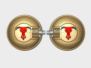 Greek Bull - Naxos Combat Shields (L&amp;R) 3d printed