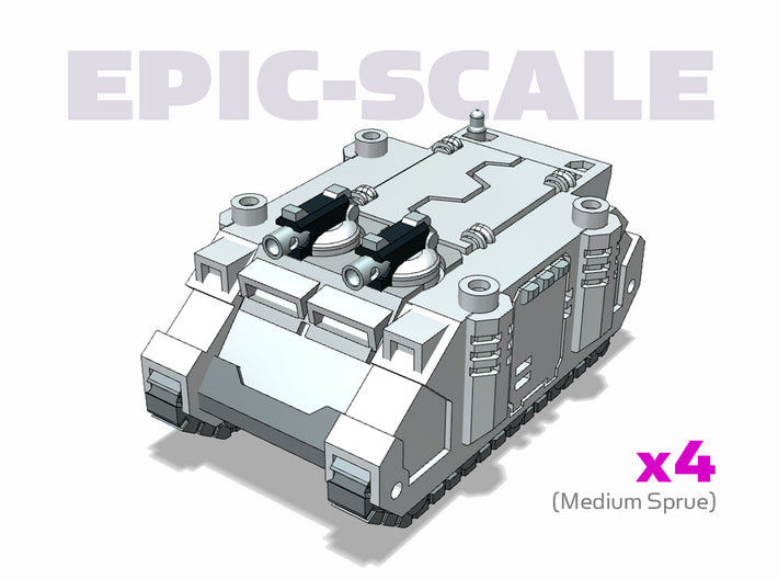 Epic-Scale : Mk3 Armored Personnel Carrier 3d printed