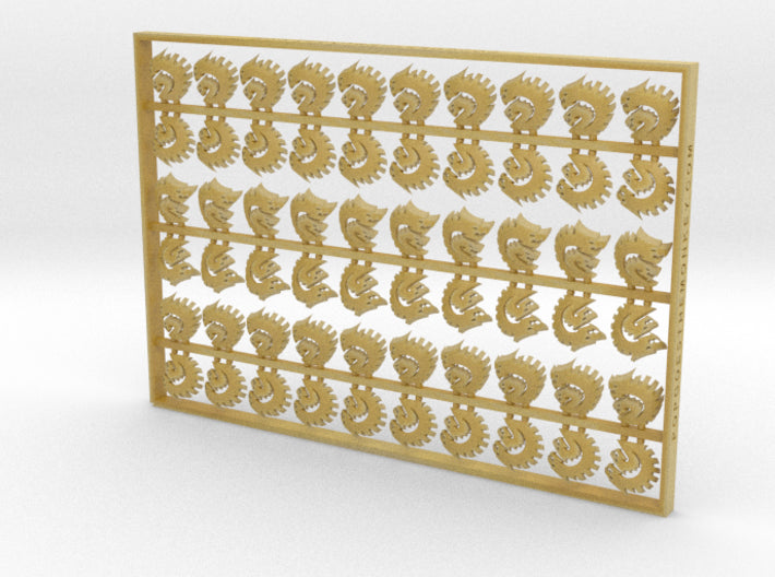 60x Hydra Mechanicus - L&amp;R Shoulder Insignias 3d printed