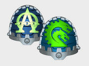 10x- Hydra Mech/Alpha - G:11ct Tech Pauldrons 3d printed