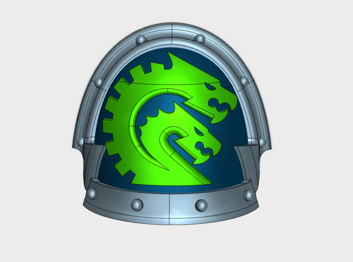 10x Hydra Mechanicus - Right Abhorrent Shoulders 3d printed