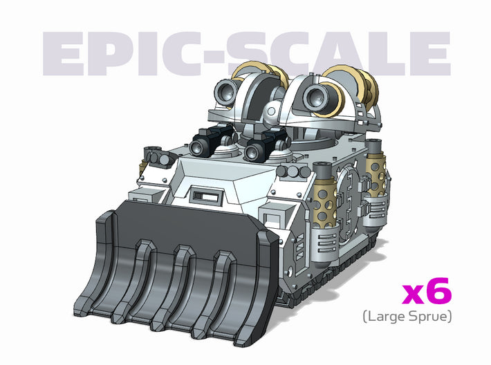Epic-Scale : Mk2D Scorpio Rocket Launcher 3d printed