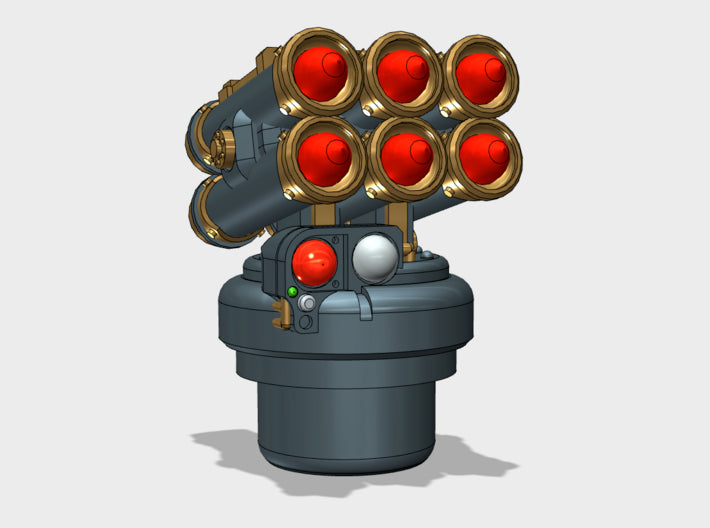 Hav-Launcher - R2 Hatch Turrets 3d printed