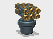 Hav-Launcher - R2 Hatch Turrets 3d printed