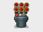 Hav-Launcher - R2 Hatch Turrets 3d printed