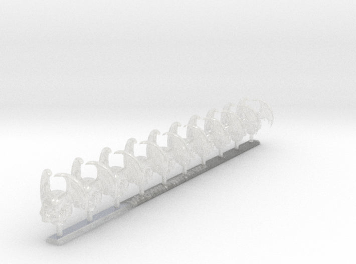 10x Nightmare - G:9 Beast Helms 3d printed