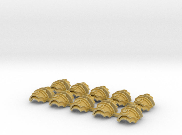 Kings Fists 2 - T:2a Cataphractii Shoulder Sets 3d printed