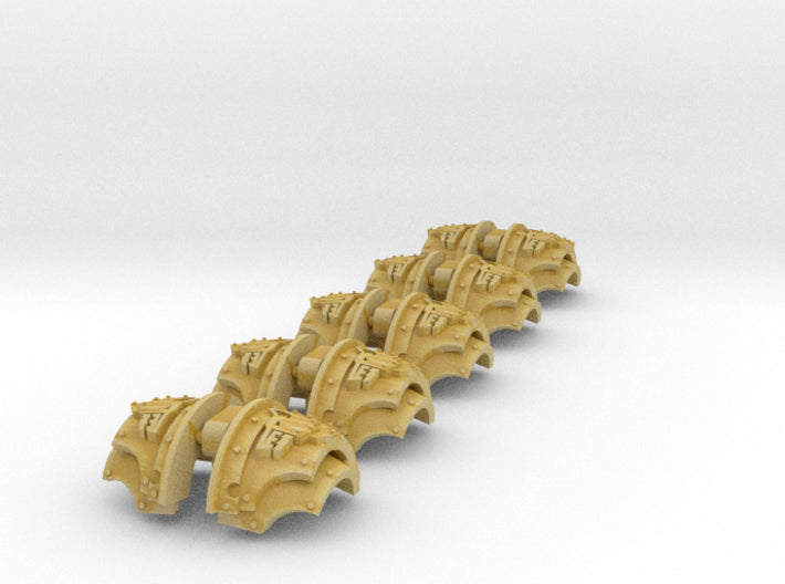 Iron Wolves - T:2a Cataphractii Shoulder Sets 3d printed