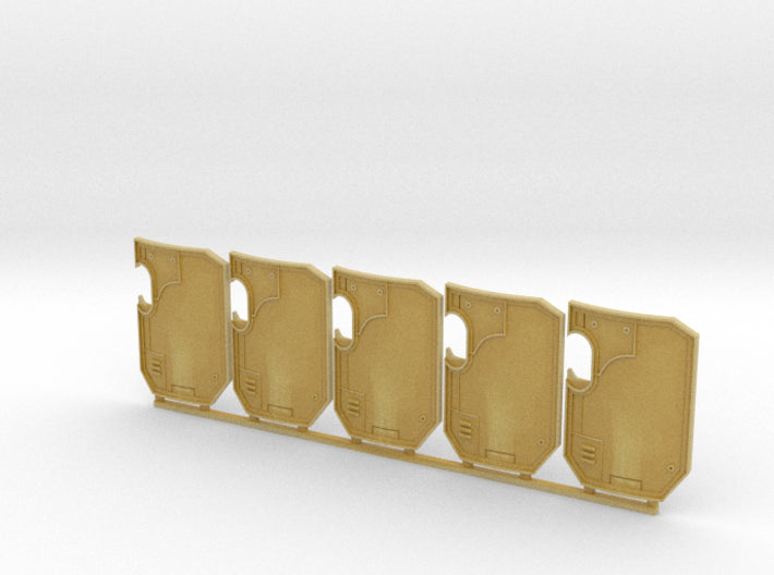 Blank Left-Handed : Terminator Wall Shields 3d printed