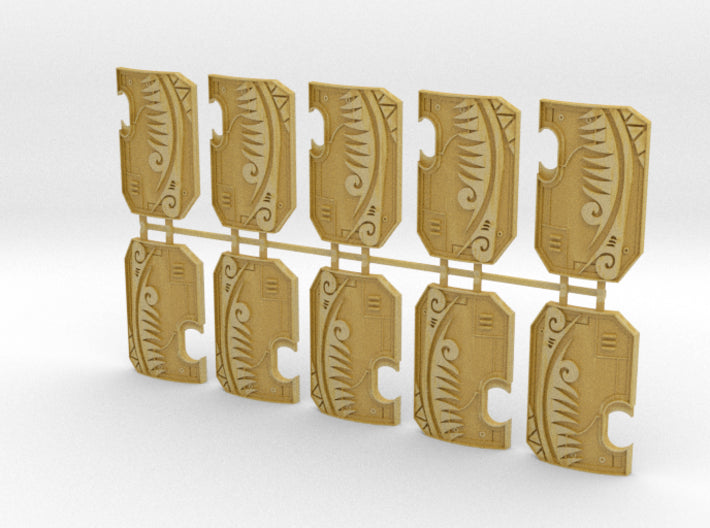 Maori Ta Moko - Marine Boarding Shields 3d printed